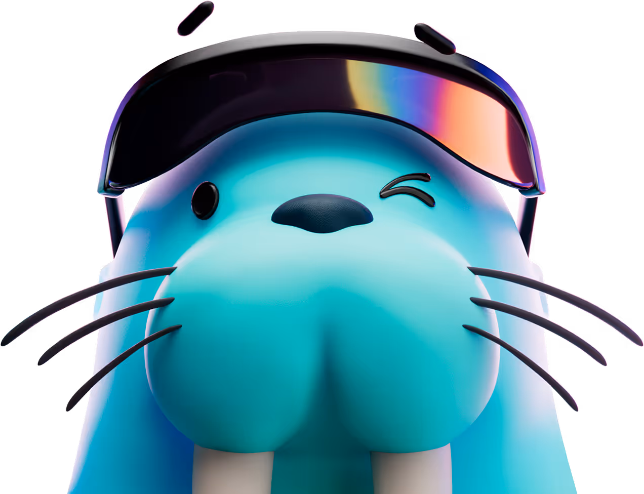 Walrus footer character